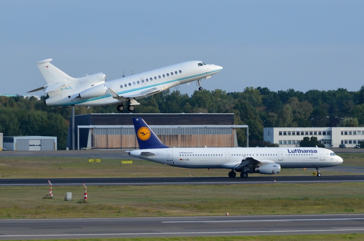 D-ALIL Aerodienst Dassault Falcon 7X    gestartet am 03.09.2014 in Tegel