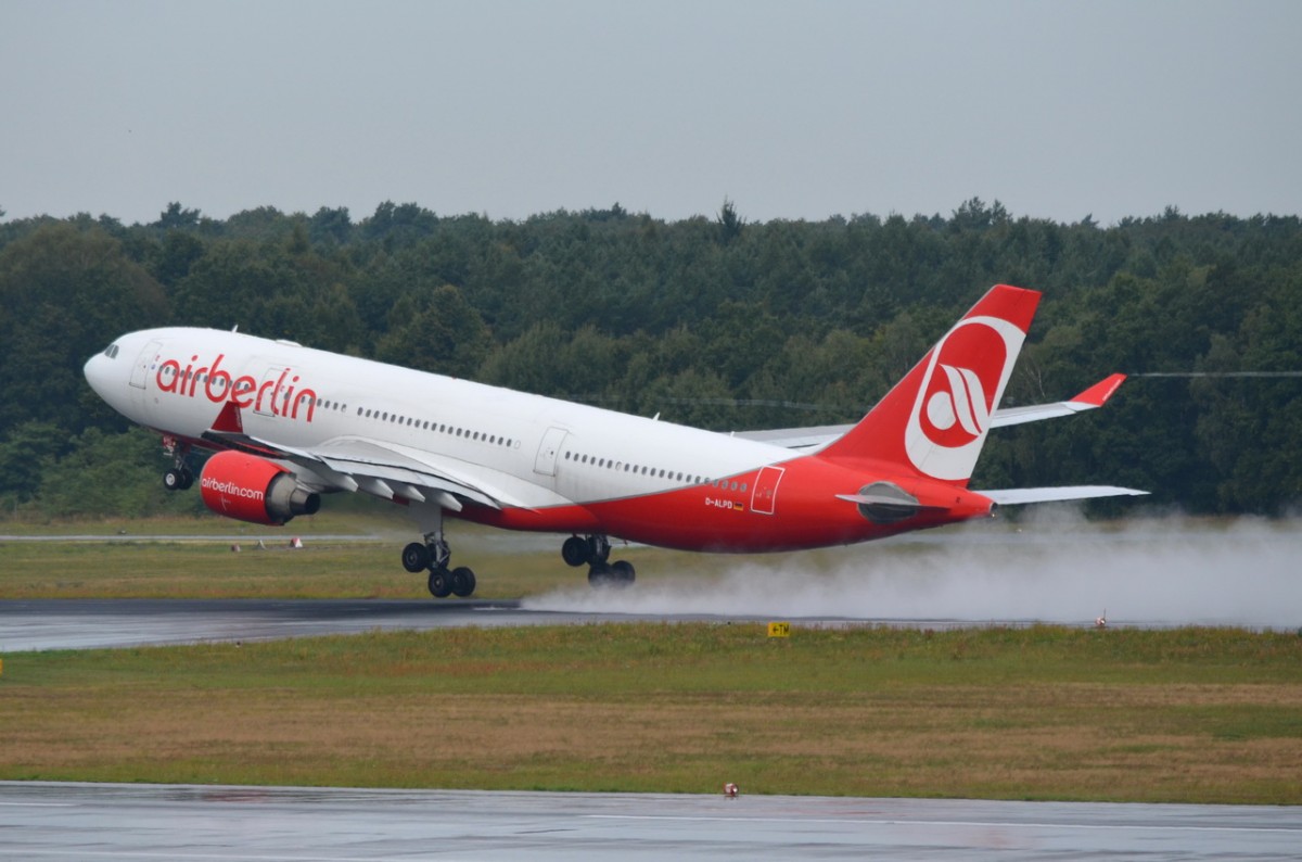 D-ALPD Air Berlin Airbus A330-223   am 21.08.2014 gestartet in Tegel