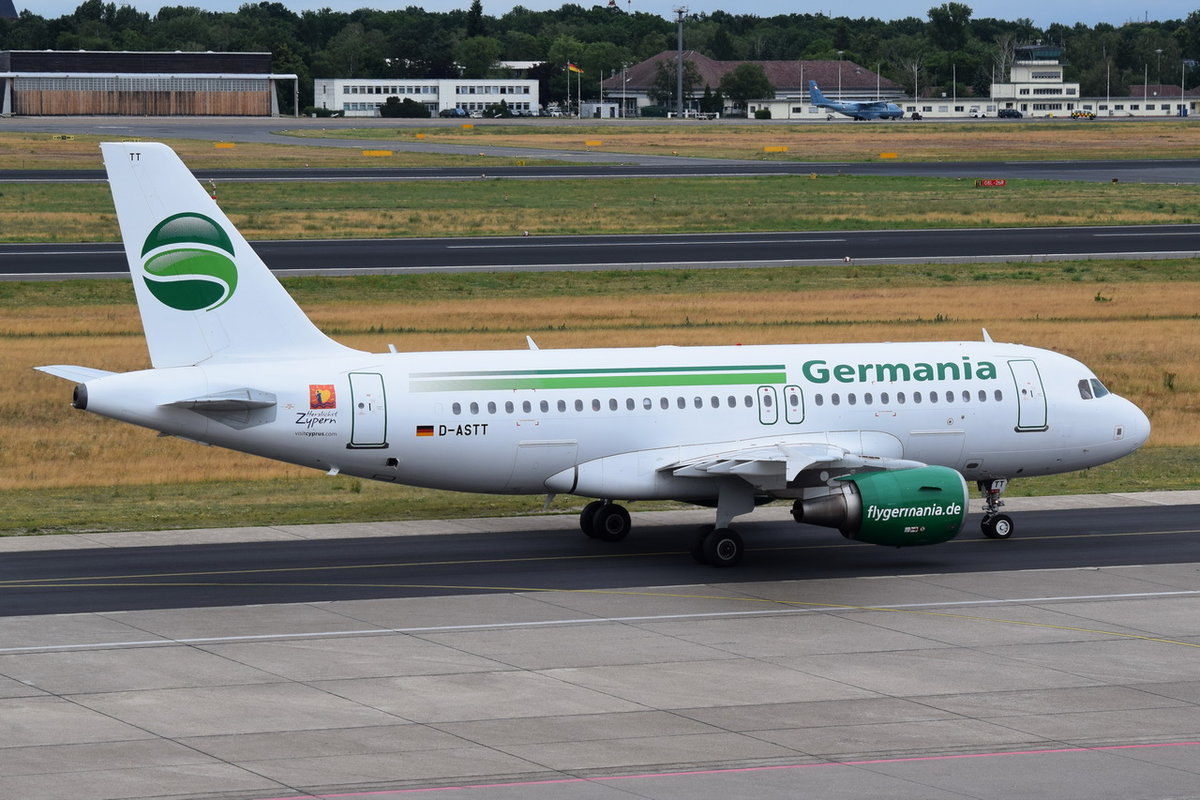 D-ASTT Germania Airbus A319-112  , TXL , 13.06.2018