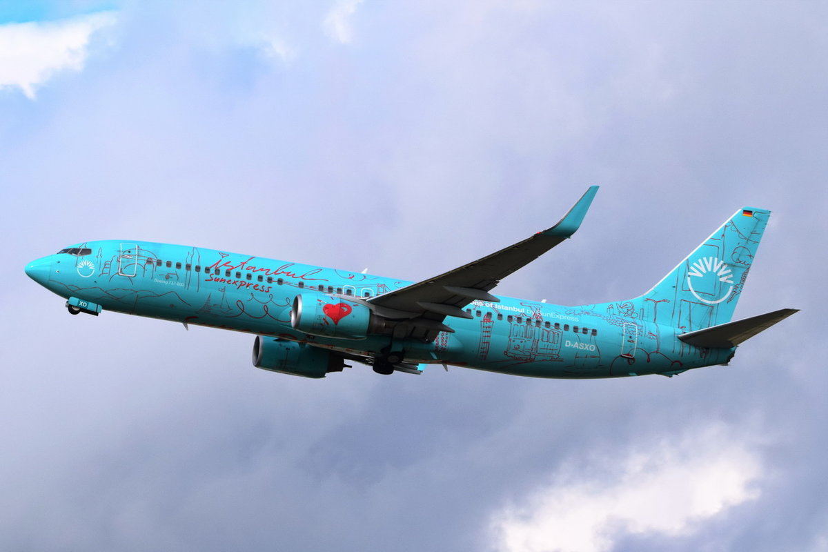 D-ASXO SunExpress Germany Boeing 737-8HX(WL)  , MUC , 07.10.2017