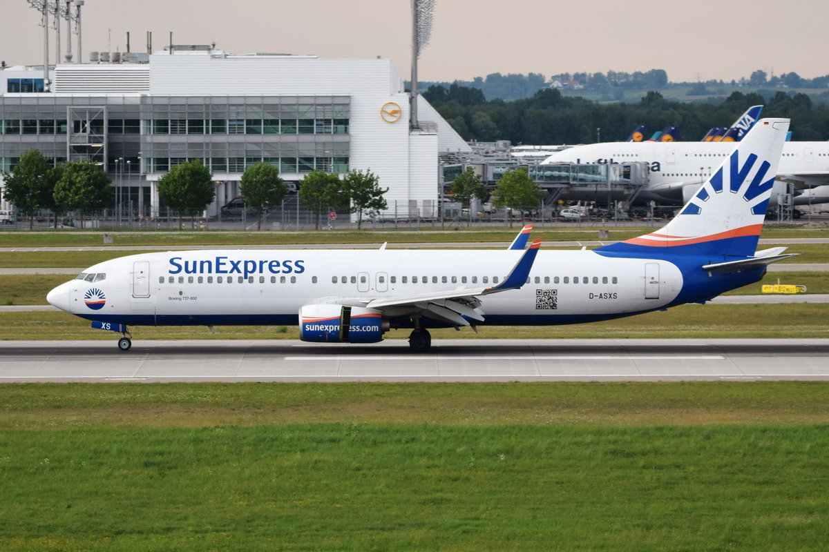 D-ASXS SunExpress Germany Boeing 737-8AS(WL)  , MUC , 10.05.2018