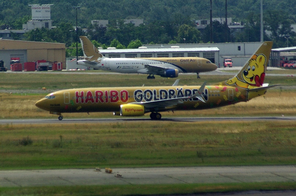 D-ATUD TUIfly Boeing 737-8K5 (WL)  in Frankfurt am 15.07.2014 gelandet