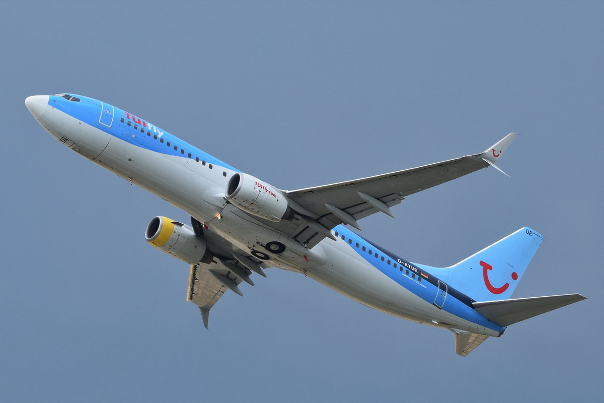D-ATUE TUIfly Boeing 737-8K5(WL)  , MUC , 21.06.2017