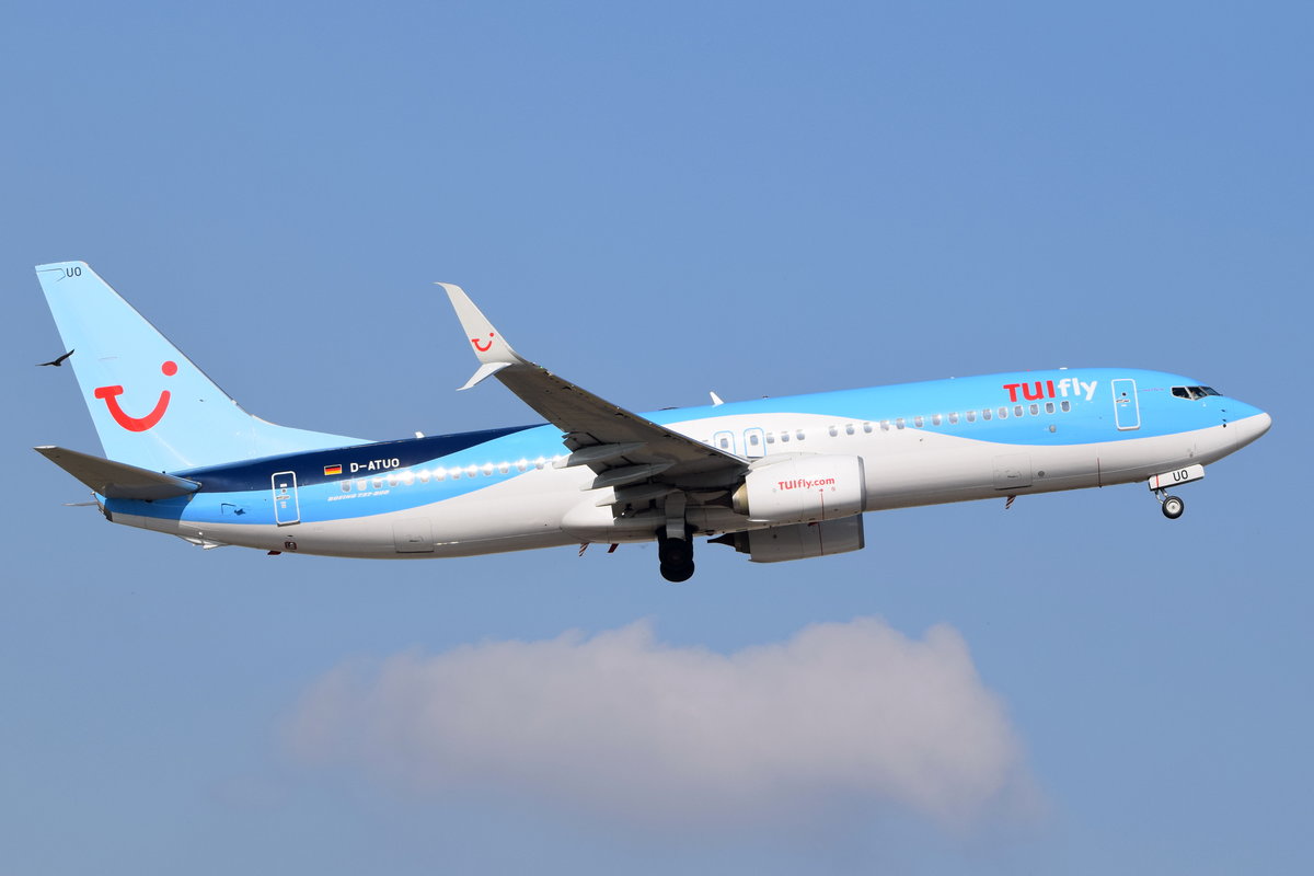 D-ATUO TUIfly Boeing 737-8K5(WL)  , MUC , 16.10.2016