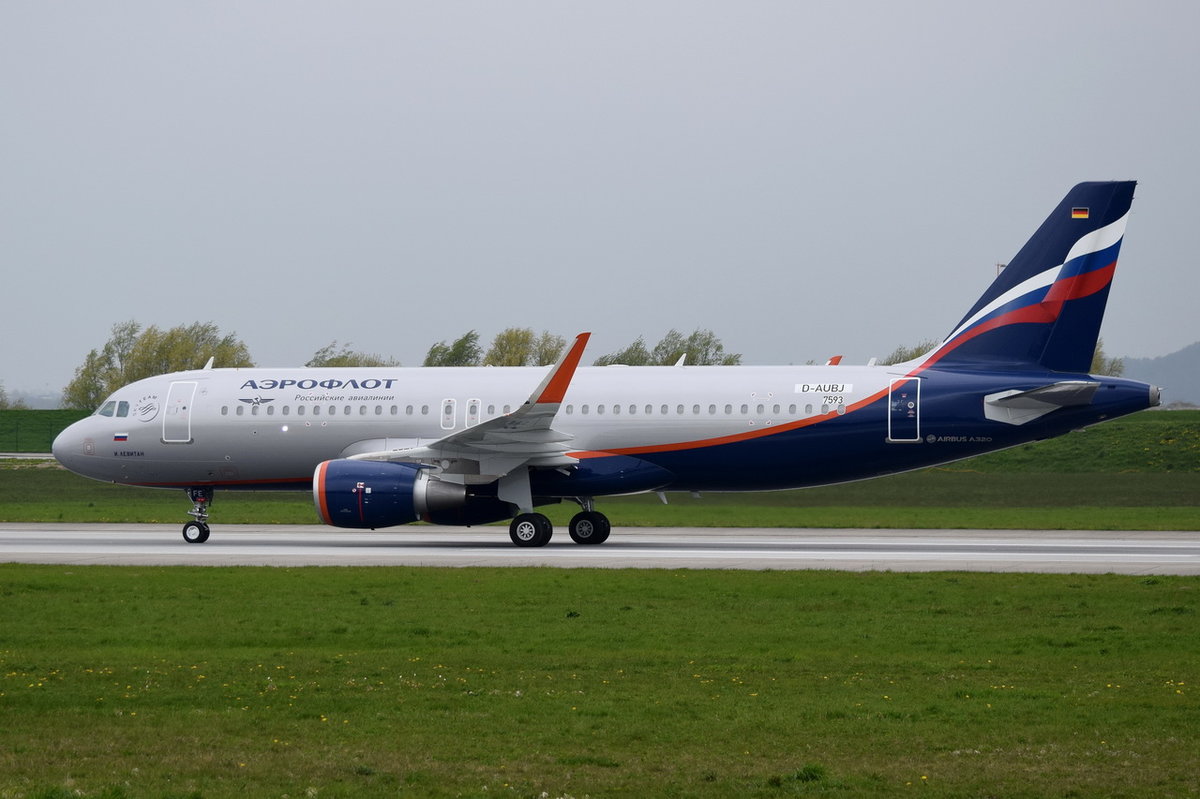 D-AUBJ Aeroflot - Russian Airlines Airbus A320-214(WL)  VP-BFE  MSN 7593  , XFW  21.04.2017