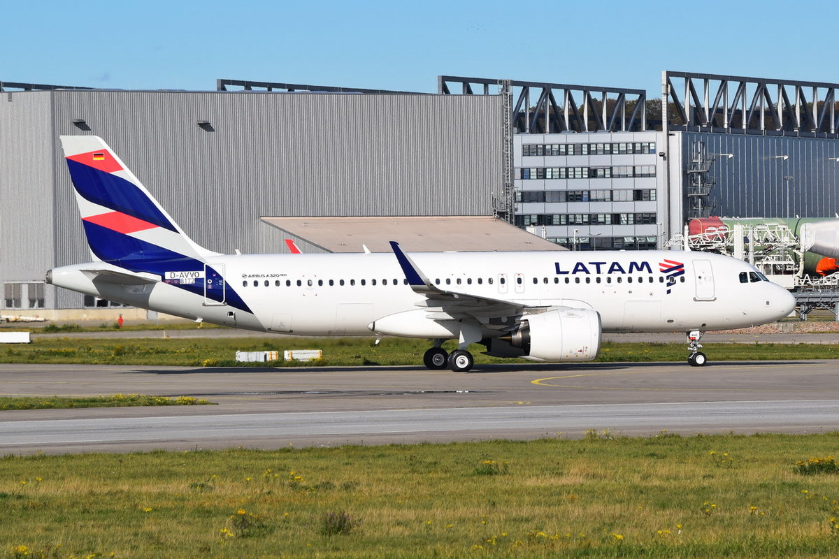 D-AVVO LATAM Airlines Chile Airbus A320-271N ,CC-BHE , (MSN 8172) , 29.10.2019 , XFW
