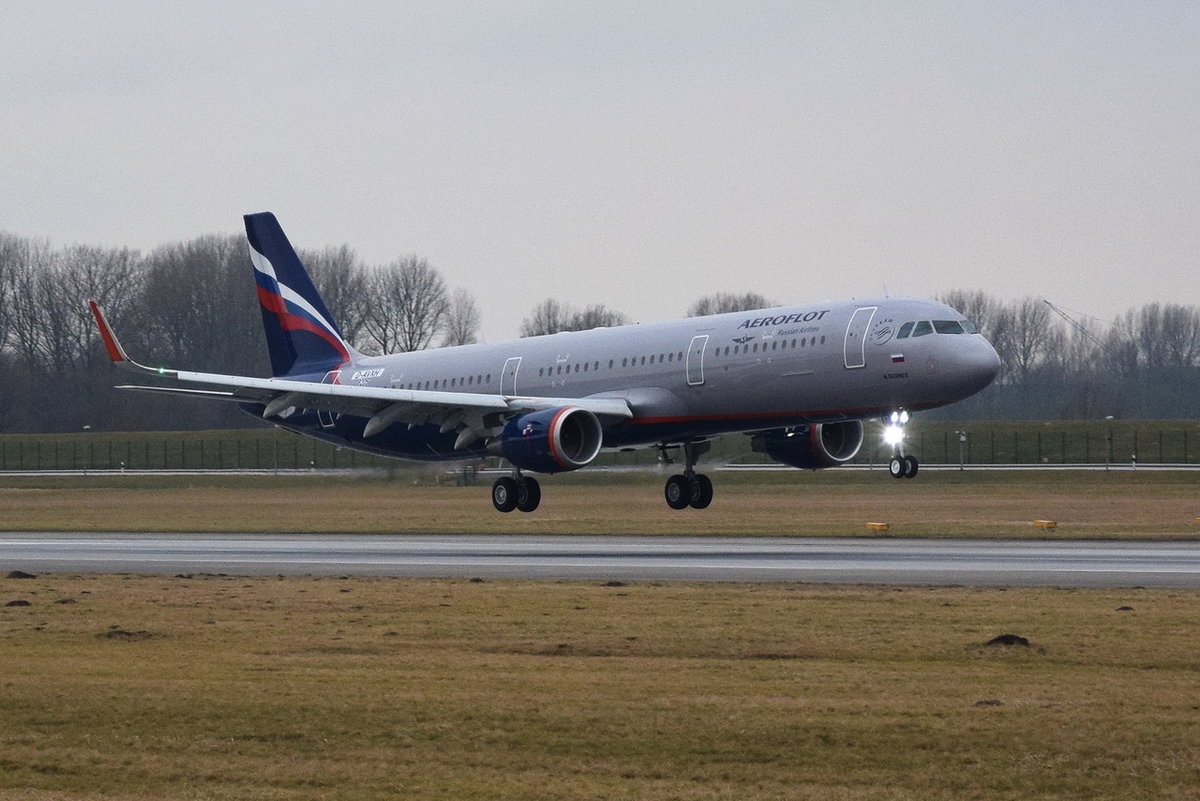D-AVXH Aeroflot  Airbus A321-211SL  VP-BKZ  MSN 8205  , 15.03.2018 XFW