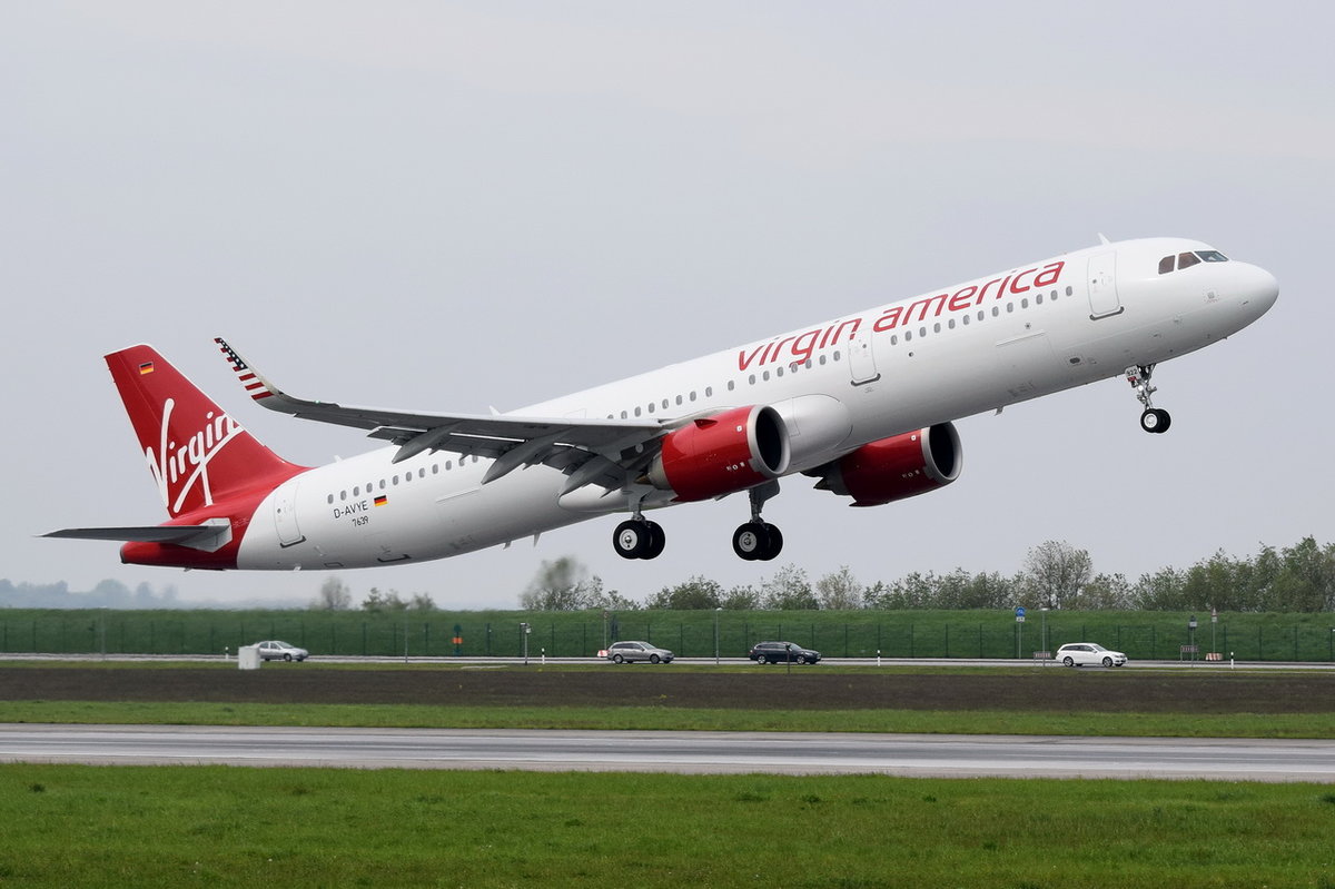 D-AVYE Virgin America Airbus A321-253N(WL) , 7639 , N922VA , XFW  12.05.2017