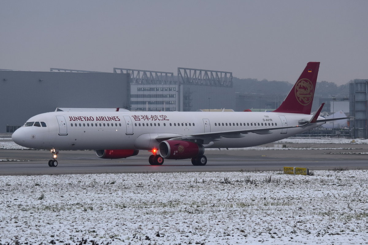 D-AVYR  Juneyao Airlines  Airbus A321-231(WL) ,c/n 7322 , B-8459  , XFW , 09.11.2016