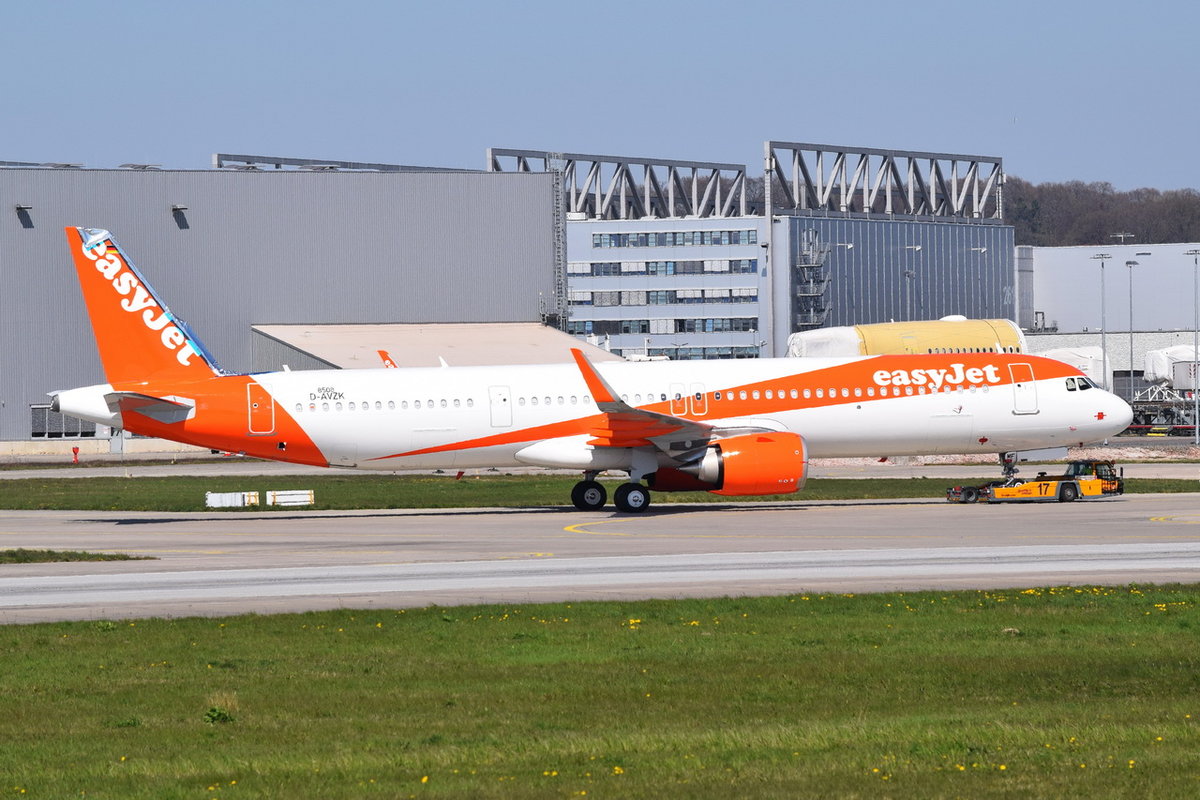 D-AVZK EasyJet  Airbus A321-251NX , G-UZMF , MSN 8508 , 17.04.2019 , XFW