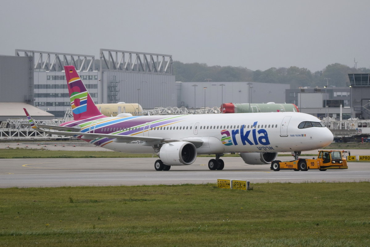 D-AVZM Arkia - Israeli Airlines Airbus A321-251NX , 4X-AGH , MSN 8517 , 30.10.2018 , XFW