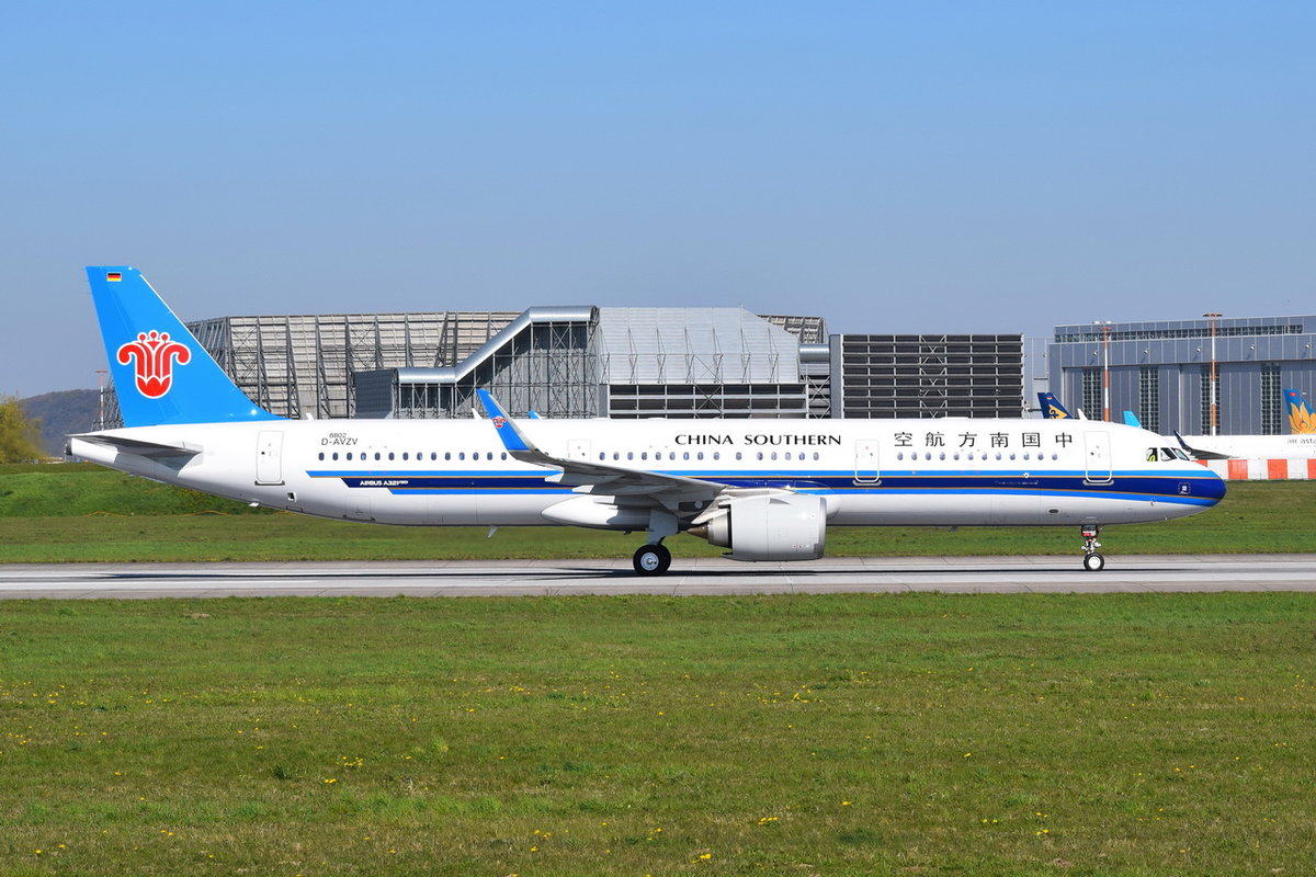 D-AVZV  China Southern Airlines A321-253N  , B-306J , MSN 8802 , XFW , 17.04.2019