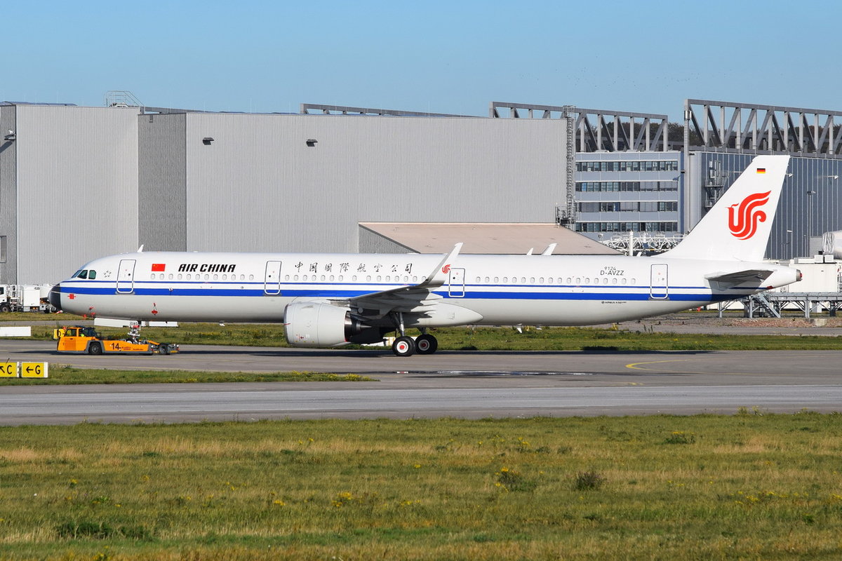 D-AVZZ Air China Airbus A321-271N , B- 30AG , (MSN 9124) , 29.10.2019 , XFW