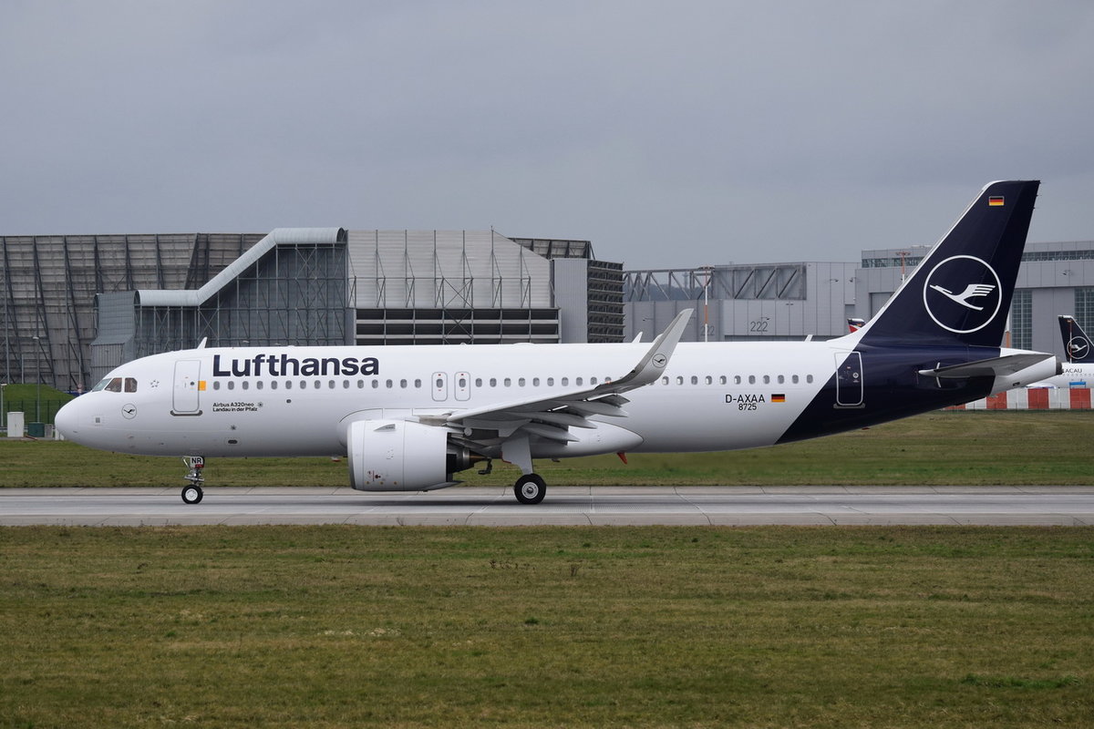 D-AXAA Lufthansa Airbus A320-271N , D-AINR , MSN 8725 , 15.03.2019 , XFW