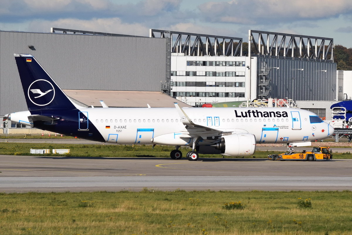 D-AXAE Lufthansa Airbus A320-271N , D-AINW , (MSN 9251) , 30.10.2019 , XFW