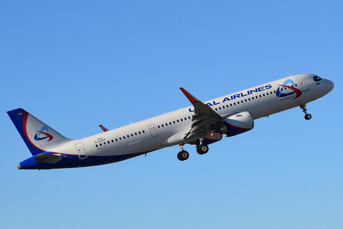 D-AZAK Ural Airlines Airbus A321-251NX , VP-BOP , (MSN 8955) , XFW , 29.10.2019