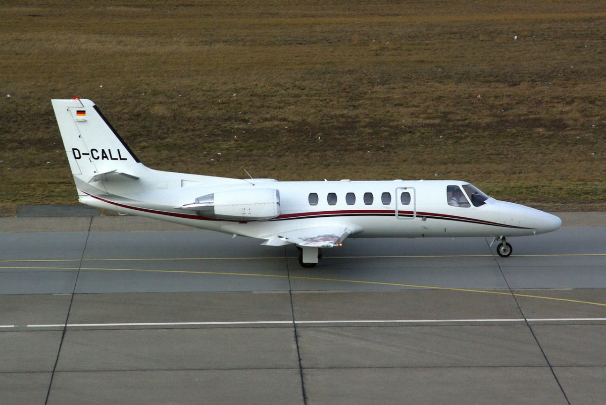 D-CALL Private Cessna 550B Citation Bravo   17.02.2014  Berlin-Tegel