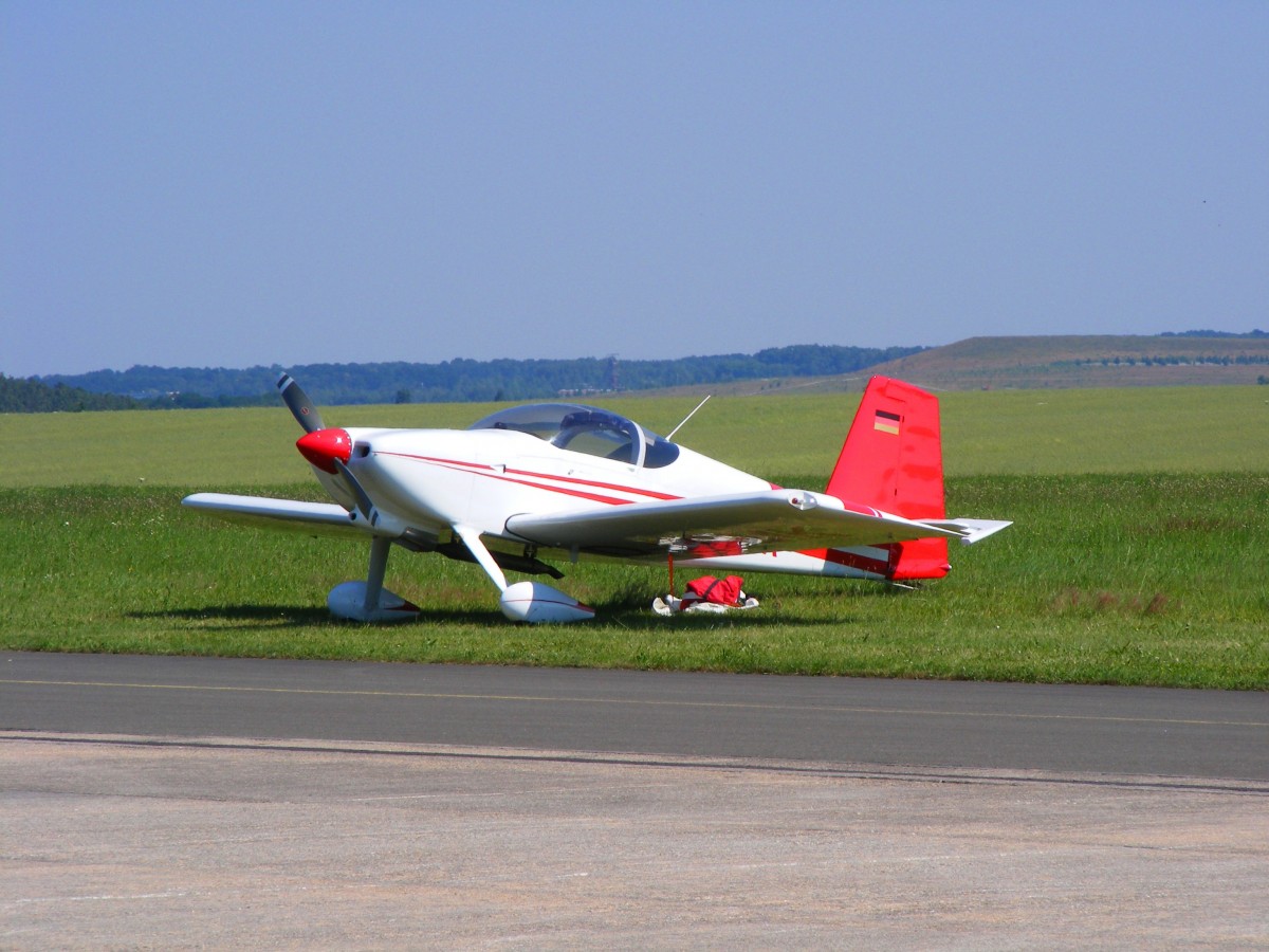 D-ERMK, Van`s Aircraft RV-7, Flugplatz Gera (EDAJ), 2.7.2015