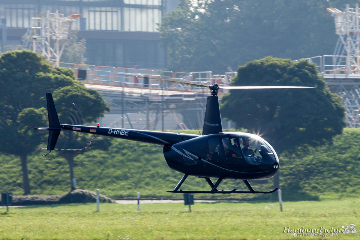 D-HHBE - HTH Heli Trans Hamburg - Robinson Helicopter R44 Raven - Hamburg Airport - 24.09.2011