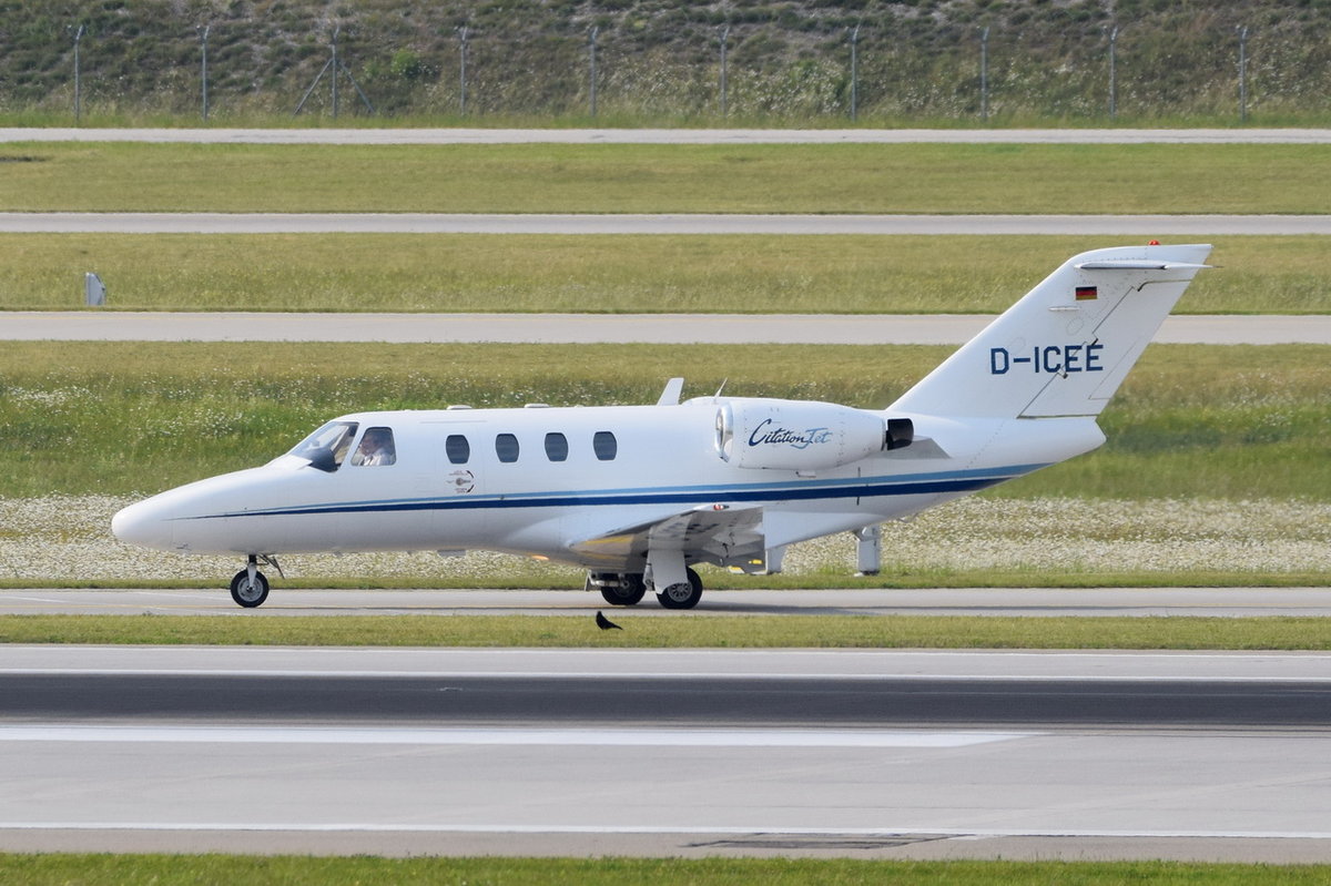 D-ICEE Private Cessna 525 CitationJet  , MUC , 02.06.2017
