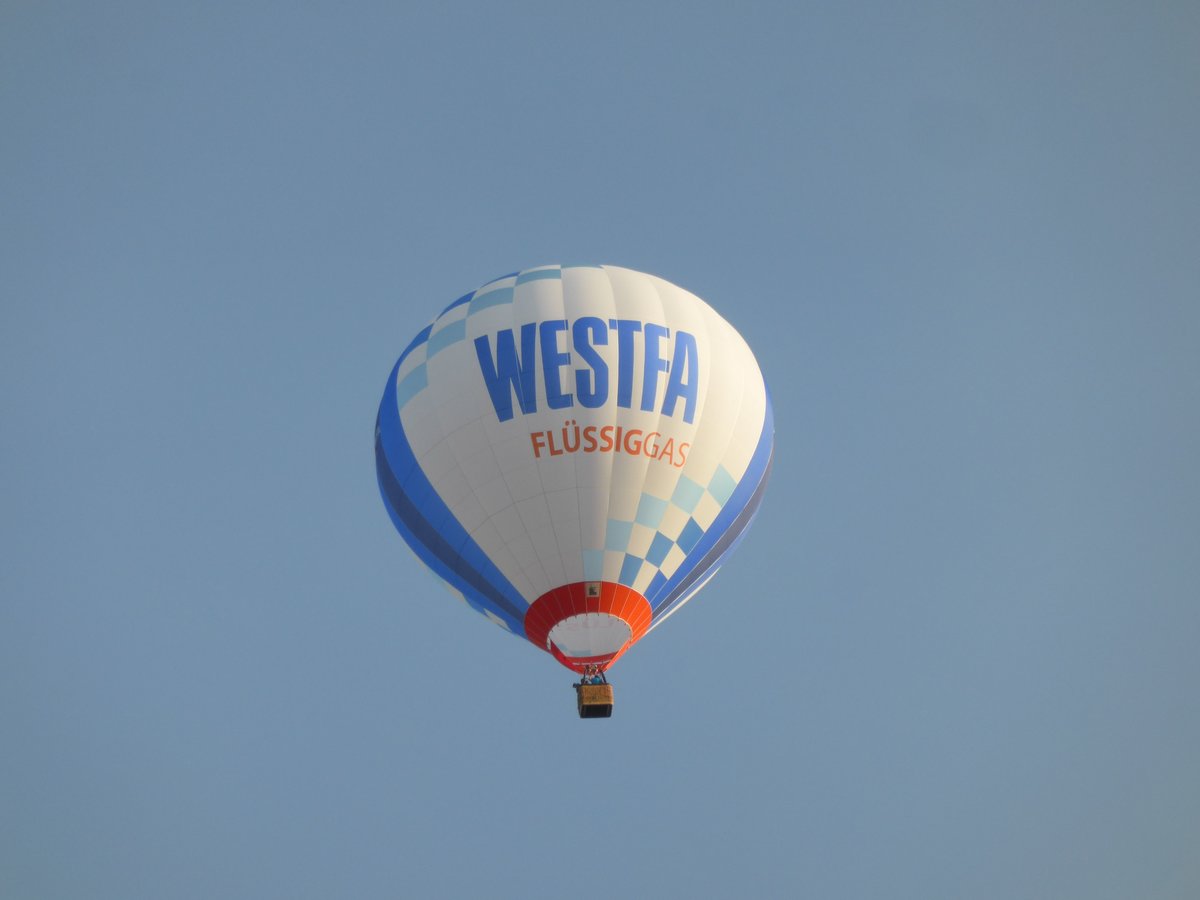 D-OWFA, Heißluftballon Westfa Flüssiggas am 10.09.2016 über Oberemmel