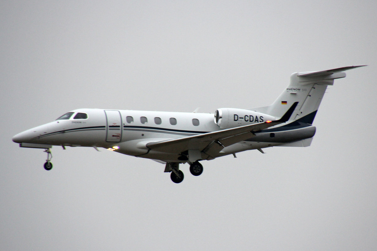 DAS Private Jets GmbH, D-CDAS, Embraer EMB-505 Phenom 300, msn: 50500317, 23.Januar 2020, ZRH Zürich, Switzerland.