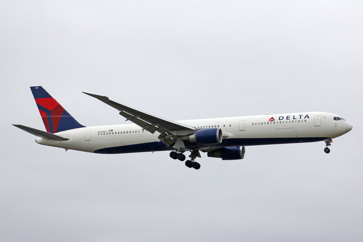 Delta Air Lines, N831MH, Boeing 767-432ER, 01.Juli 2016, LHR London Heathrow, United Kingdom.