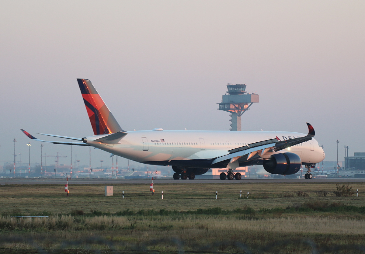 Delta Airlines, Airbus A 350-941, N570DZ, BER, 07.11.2025