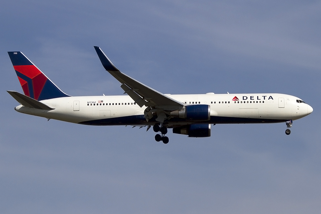 Delta Airlines, N173DN, Boeing, B767-332ER, 19.04.2015, FRA, Frankfurt, Germany 


