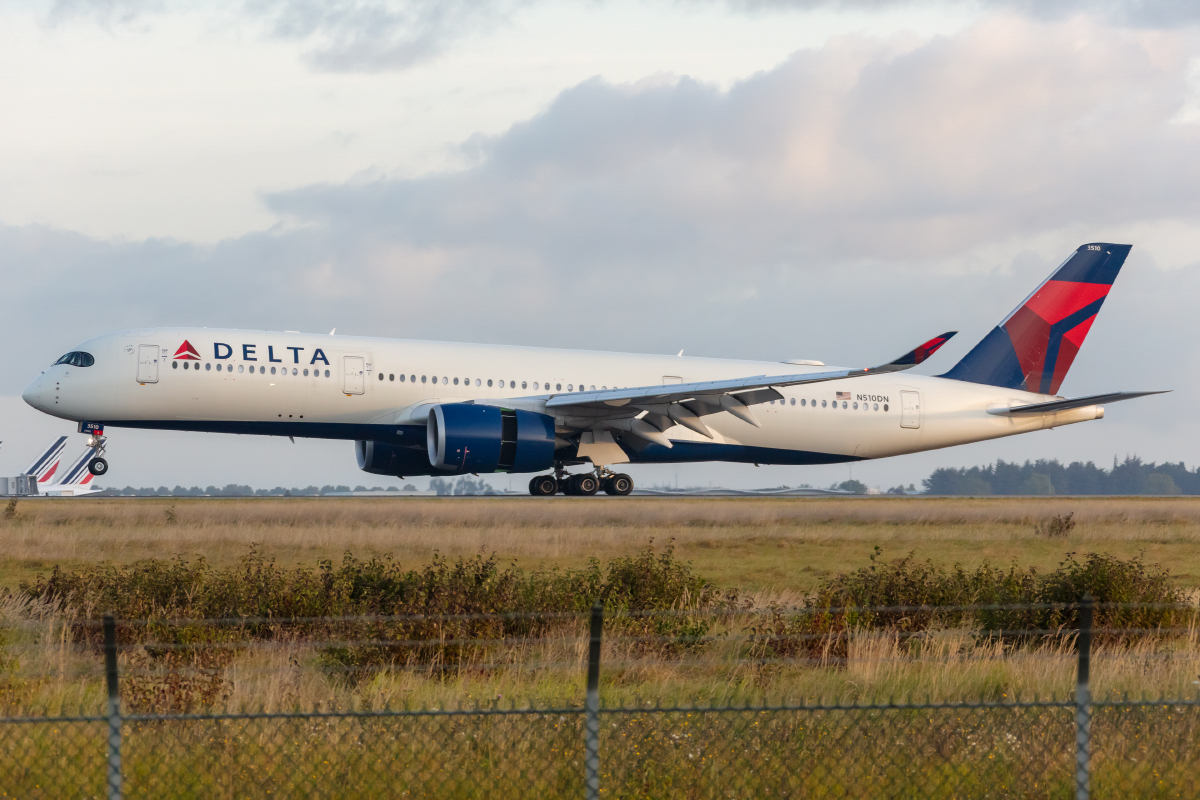 Delta Airlines, N510DN, Airbus, A350-941, 11.10.2021, CDG, Paris, France