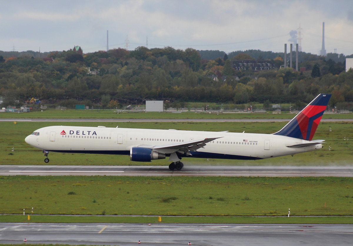 Delta Airlines, N831MH, MSN 29702, Boeing 767-432 (ER), 08.10.2017, DUS-EDDL, Düsseldorf, Germany 