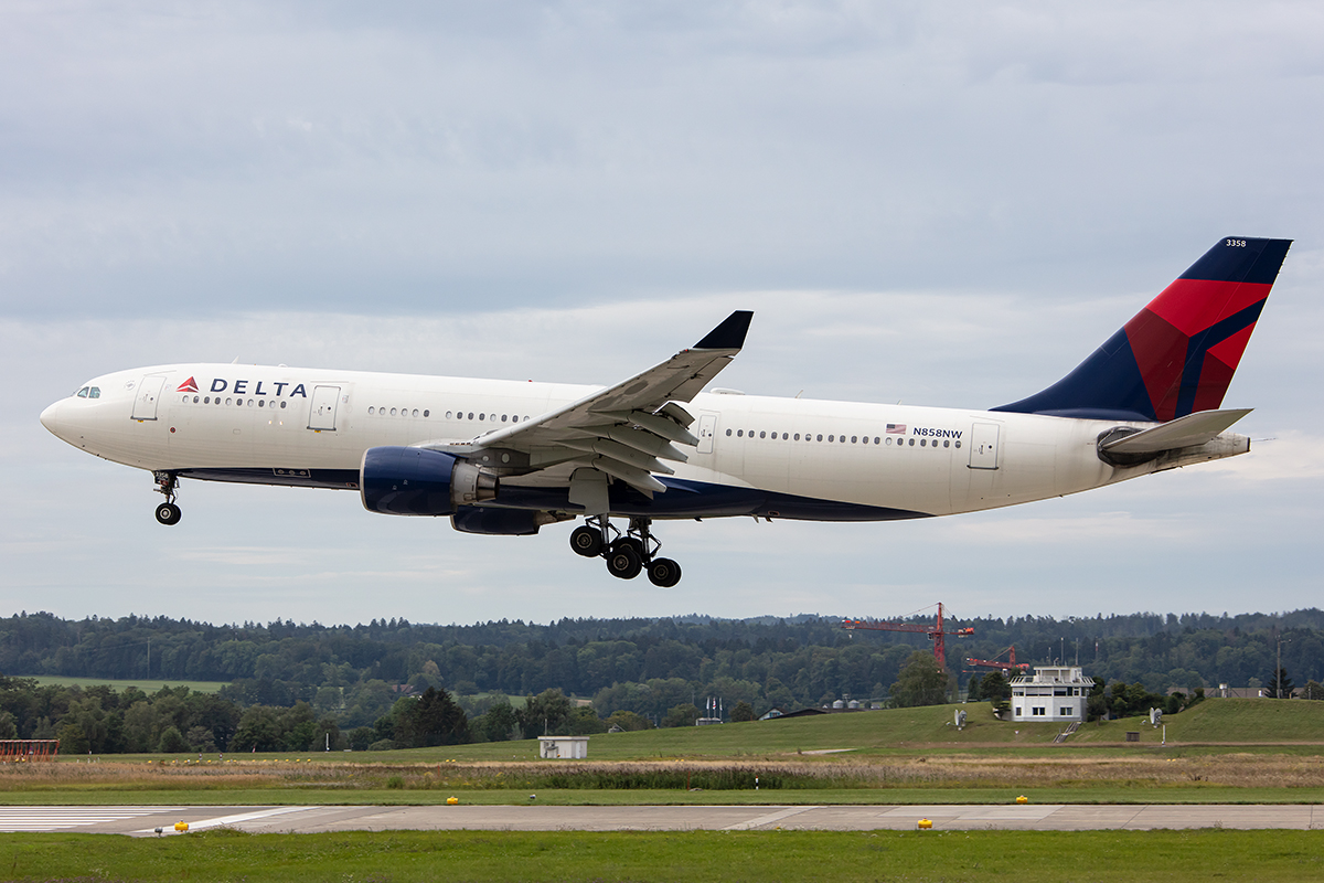 Delta Airlines, N858NW, Airbus, A330-223, 17.08.2019, ZRH, Zürich, Switzerland



