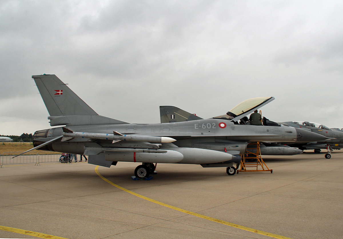 Denmark Air Force, F-16A, E-602,  35 Jahre AWACS  Geilenkirchen