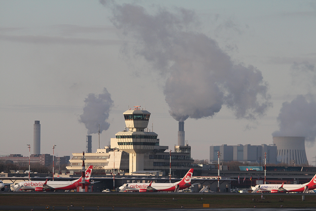 Der Flughafen Berlin-Tegel am 11.01.2014