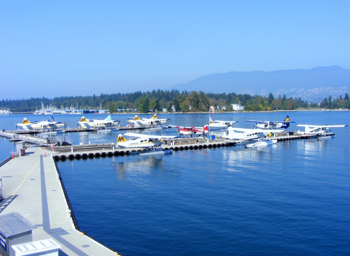 Der Vancouver Harbour Airport (CXH) am 13 9.2013