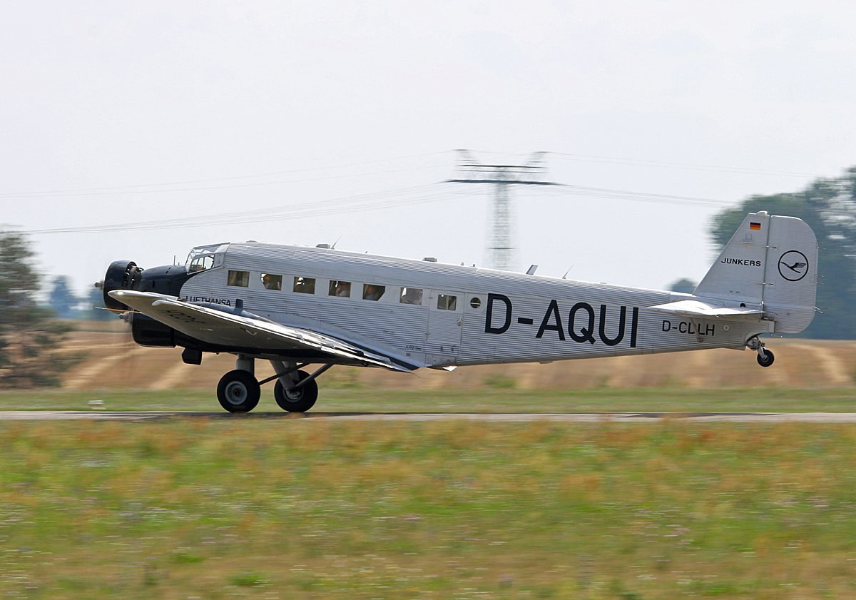 Deutsche Lufthansa Stiftung Berlin, Junkers Ju-52/3m, D-CDLH, Flugplatz Strausberg, 28.07.2018