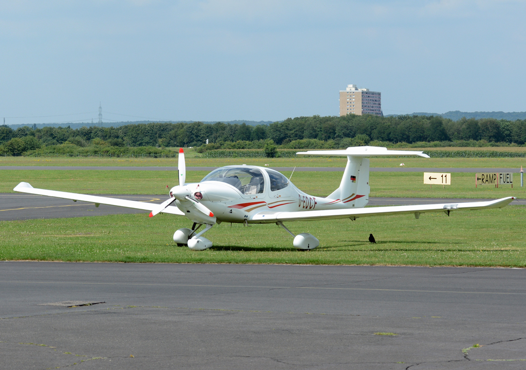 Diamond DA-40, D-EOCF in Hangelar - 07.08.2014