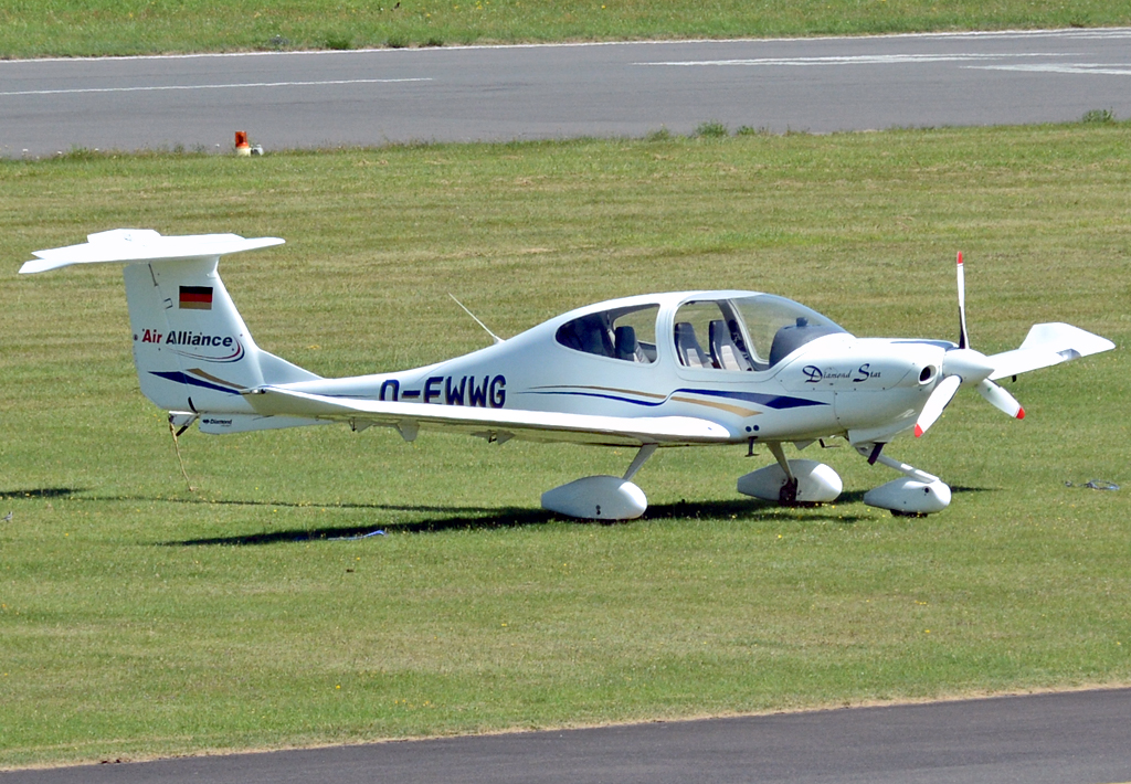 Diamond DA-40 Diamond Star, D-EWWG in EDKB - 17.08.2016
