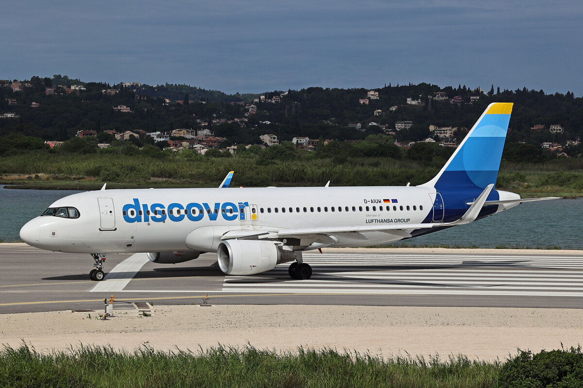 Discover Airlines, D-AIUW, Airbus A320-214, msn: 7251, 25.Mai 2025, CFU Corfu, Greece.