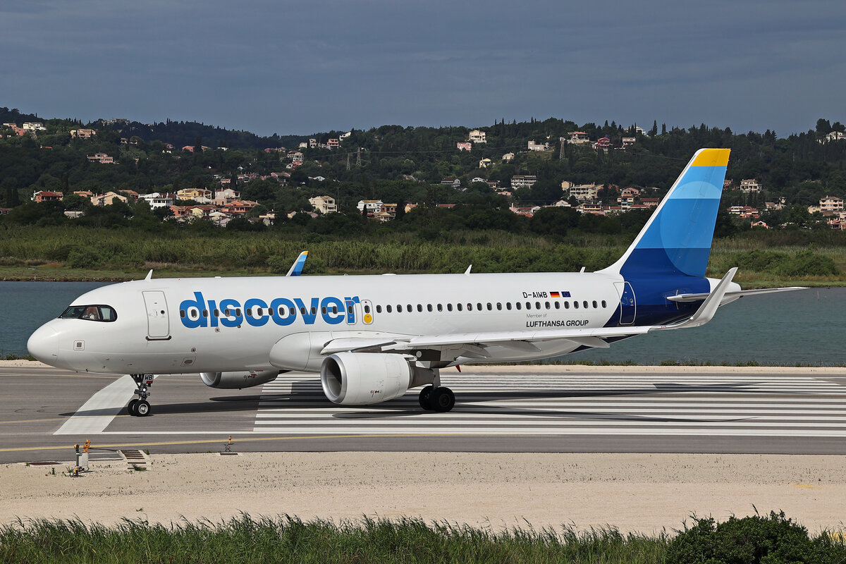 Discover Airlines, D-AIWB, Airbus A320-214, msn: 7699, 25.Mai 2025, CFU Corfu, Greece.