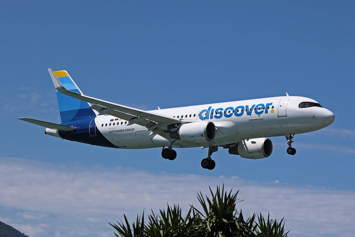 Discover Airlines, D-AIWD, Airbus A320-214, msn: 8672, 27.Mai 2025, CFU Corfu, Greece.