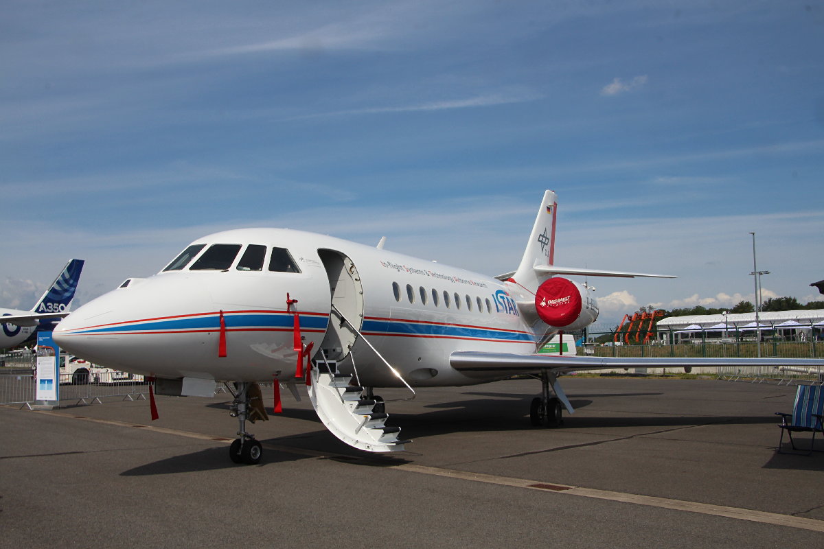 DLR-Flugbetriebe, Dassault Falcon DF 2000LX, D-BDLR, ILA 10.06.2026