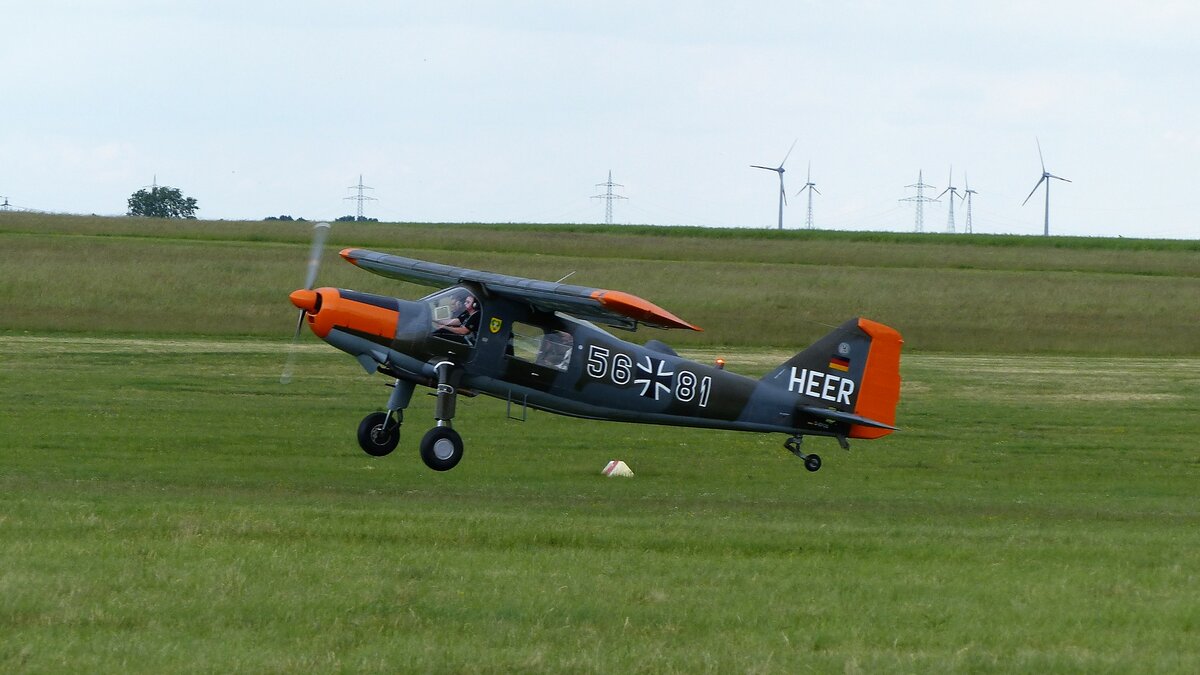 Dornier Do-27 A4, D-EFOB gestartet in Laucha (EDBL) am 26.5.2022