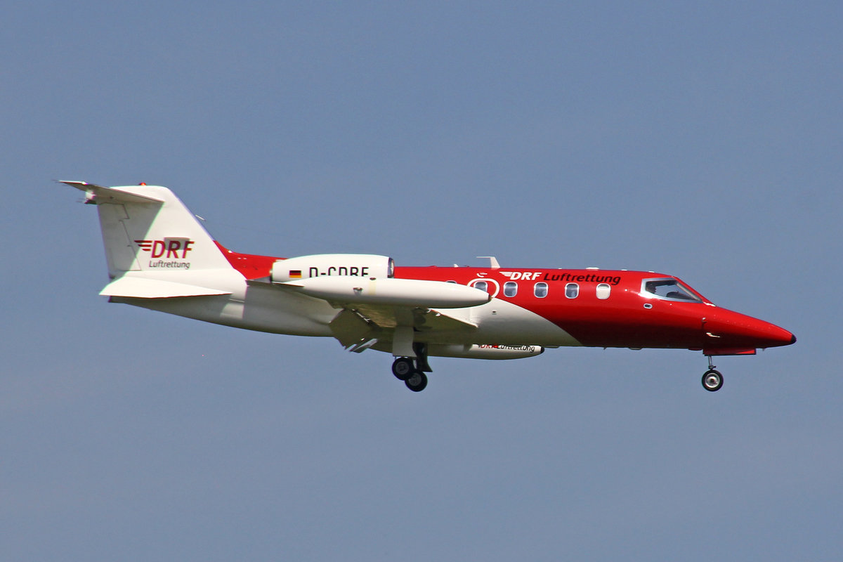 DRF Luftrettung, D-CDRF, Learjet 35A, msn: 35A-656, 09.Mai 2020, ZRH Zürich, Switzerland.