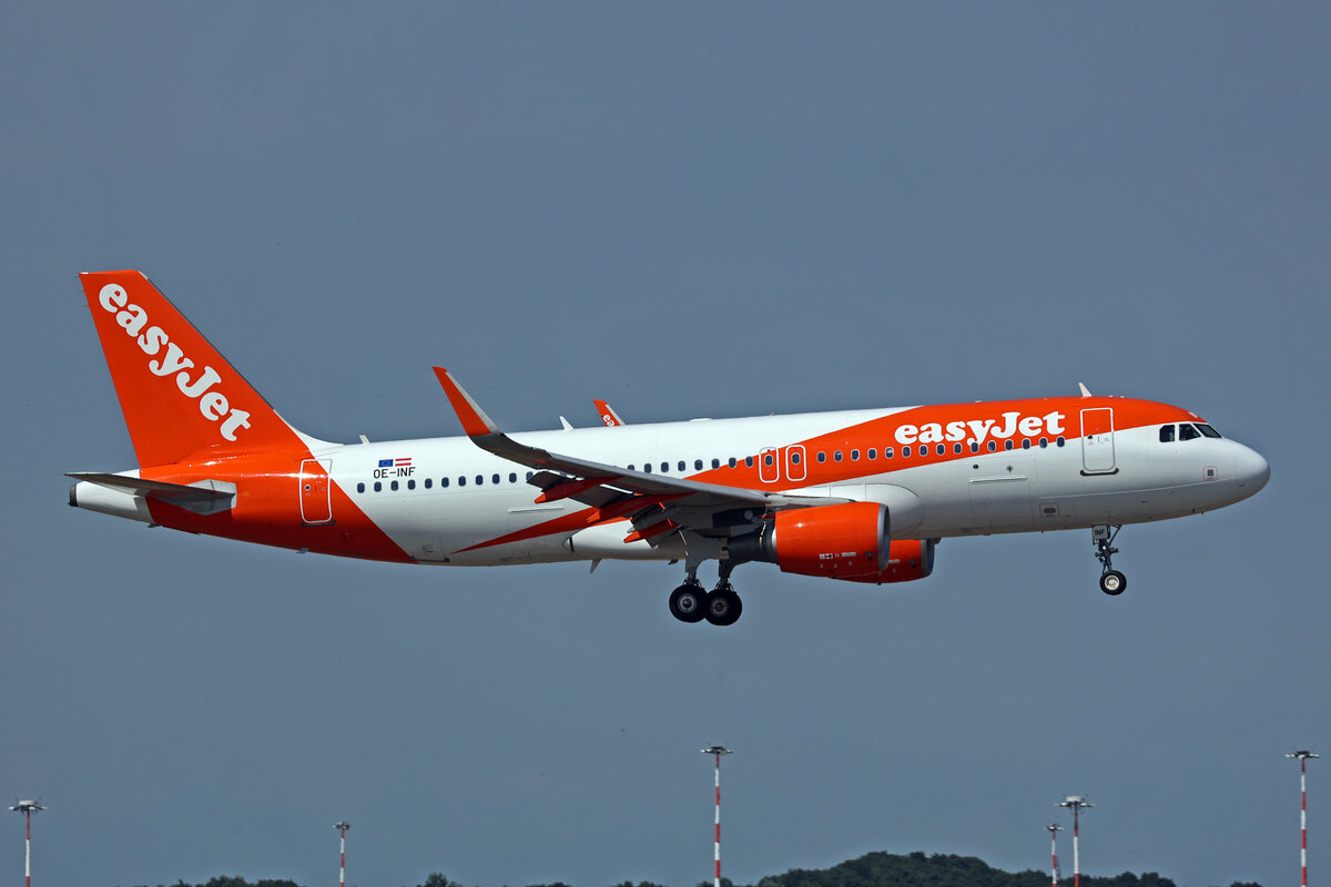 easy Jet Europe, OE-INF, Airbus A320-214, msn: 7785, 02.Juli 2025, MXP Milano Malpensa, Italy.