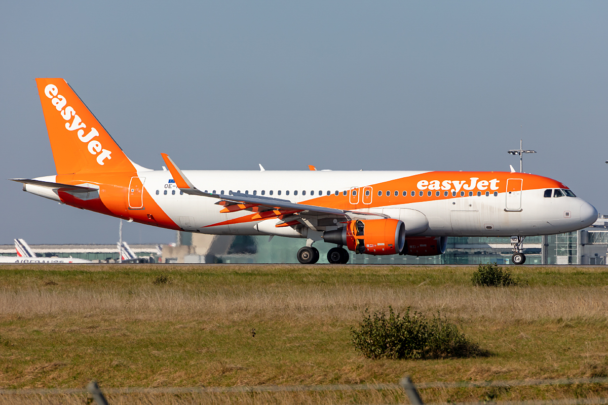 Easy Jet, OE-IND, Airbus, A320-214, 09.10.2021, CDG, Paris, France
