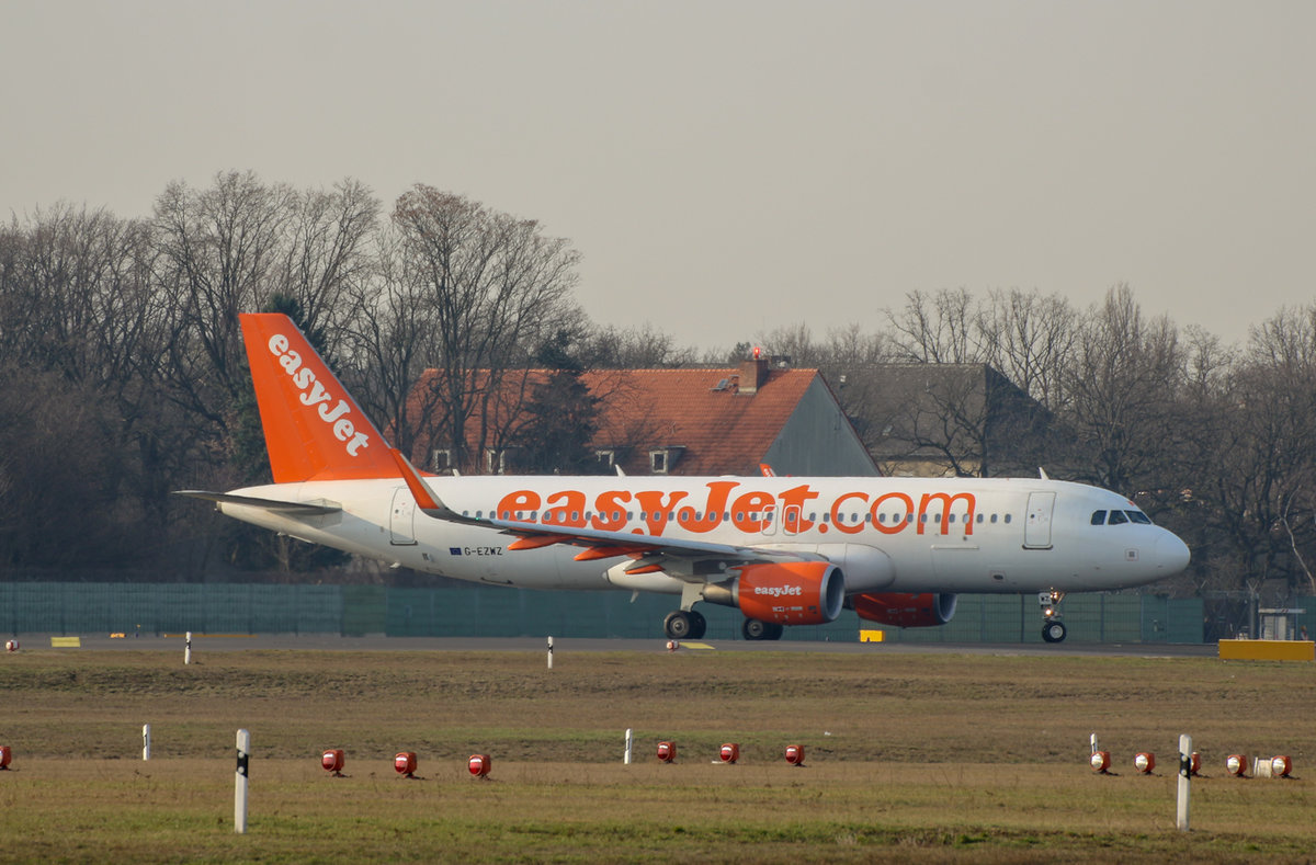 Easyjet, Airbus A 320-214, G-EZWZ, TXL, 17.02.2019