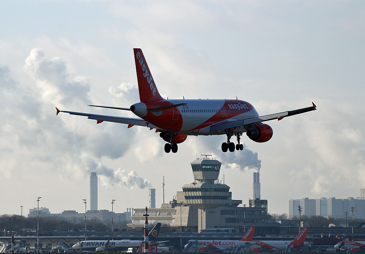 Easyjet Europe, Airbus A 319-111, OE-LSY, TXL, 30.1.2019