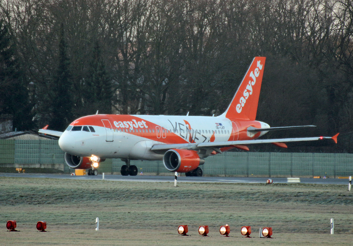 Easyjet Europe, Airbus A 319-111, OE-LKF, TXL, 05.01.2020