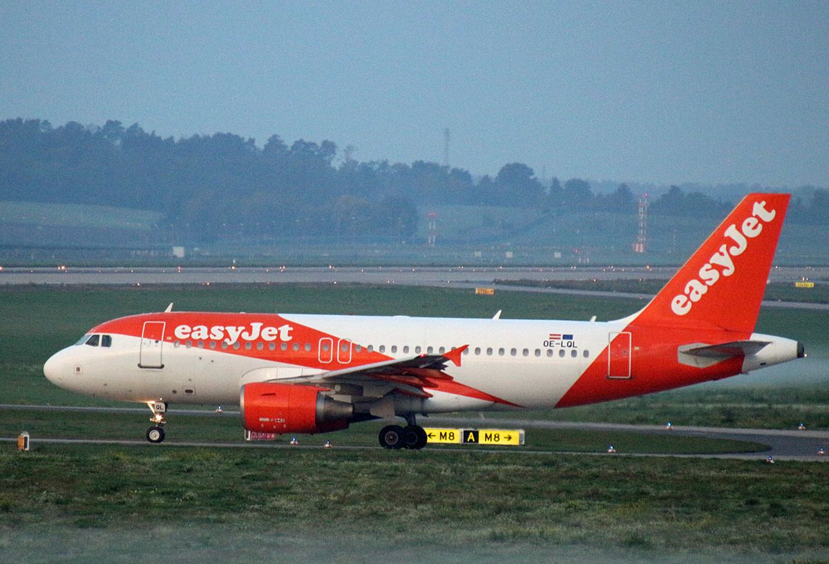 Easyjet Europe, Airbus A 319-111, OE-LQL, BER, 08.10.2022